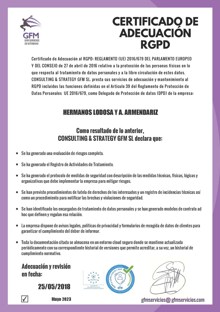 Img Certificado de Adecuacion